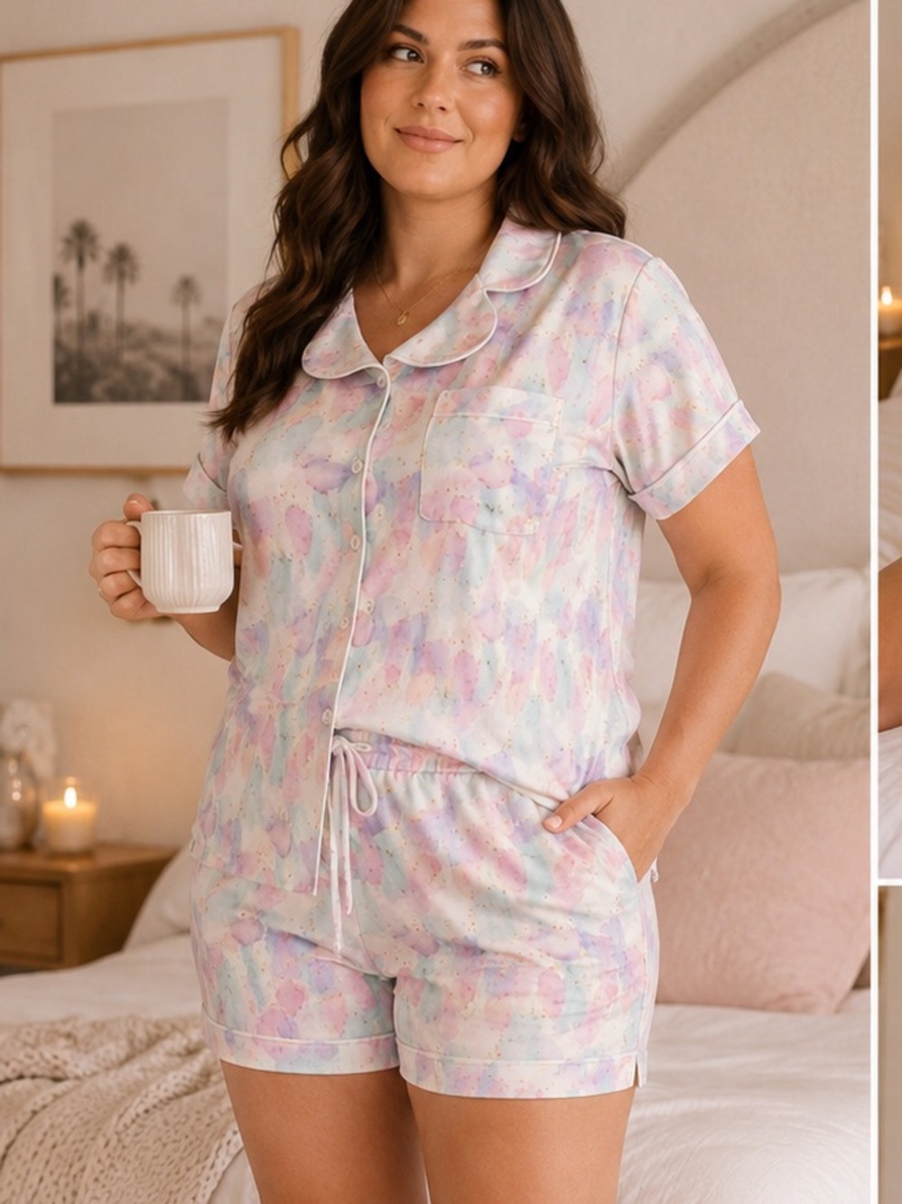 Plus size soft pjs Coquette Cozycore Women's Pajama Set size 2XL *2 for 20*